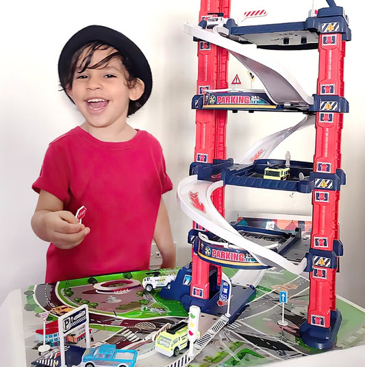 Ultimate Garage Toy Set（Red and Blue)