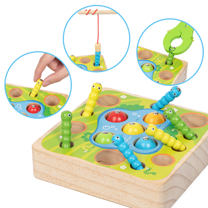 Wooden Carrots Playset,  Montessori Toys for Harvesting and Sorting