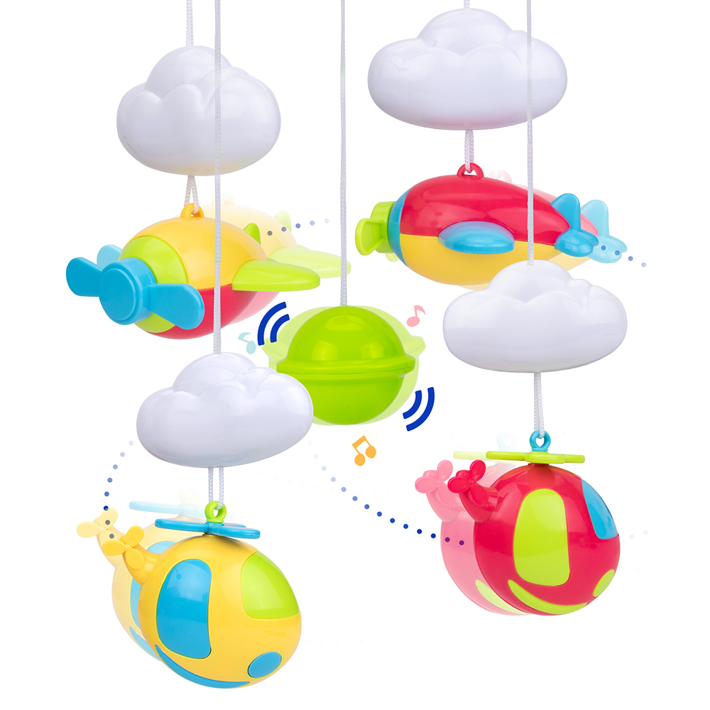 Baby Crib Mobile Toys with Music and Lights