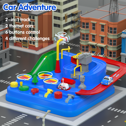 Kids Car Adventure Toys with Race Tracks