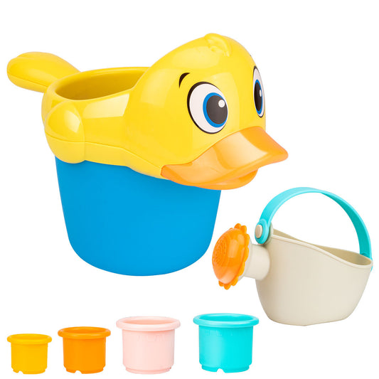 Baby Bath Toys Set With Stacking Cups