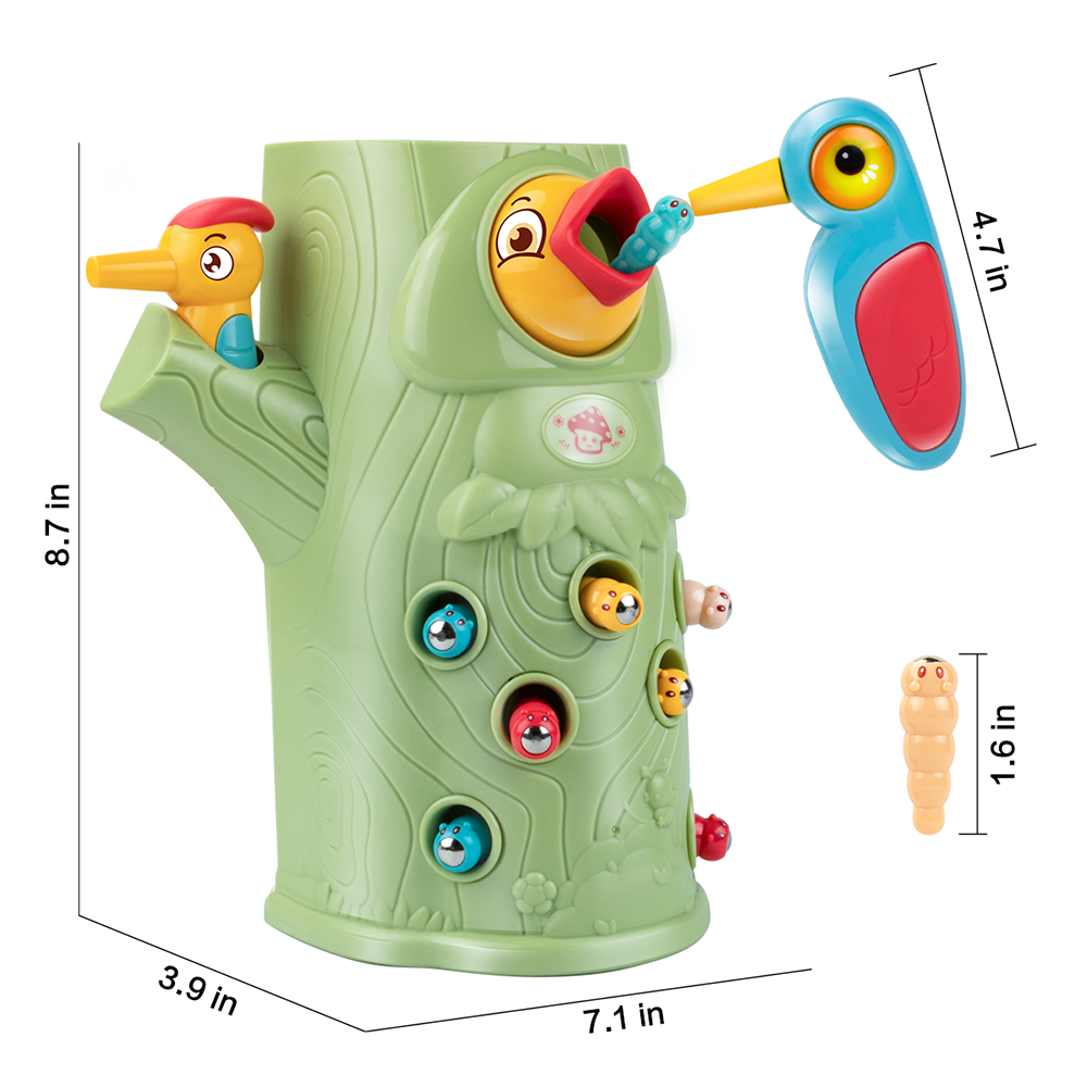 Woodpecker Early Education Toy for Motor Skills