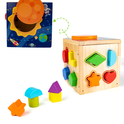木製形狀分類器幼兒玩具
