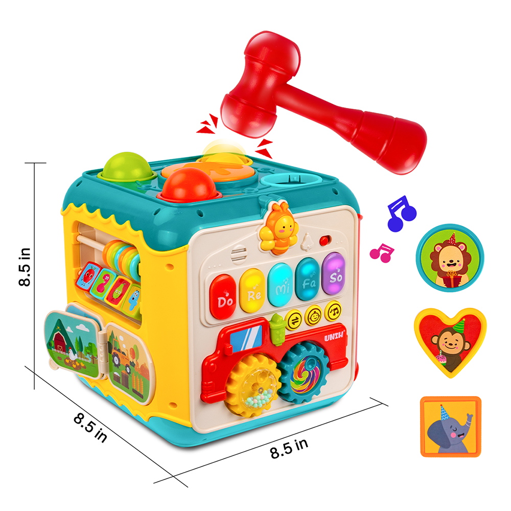 7 in 1  Early Educational Musical Activity Cube Toy